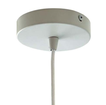 Dorset Pendant Lamp - White And Natural Terracotta EX-STOCK