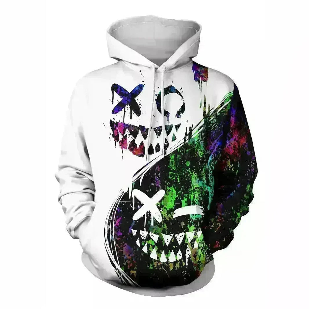Autumn Winter Halloween Inspired Hoodie Sweatshirt Pullover tops for men - EX-STOCK CANADA