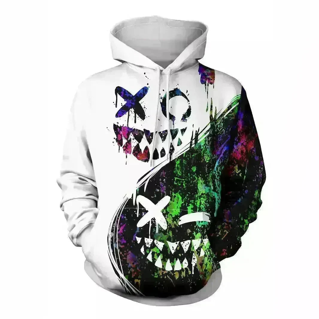 Autumn Winter Halloween Inspired Hoodie Sweatshirt Pullover tops for men - EX-STOCK CANADA