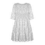 Elegant ladies Sequined Short Mini Skater Dress - EX-STOCK CANADA