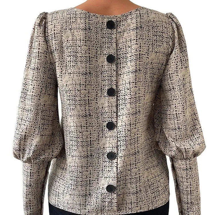 Fashionable Elegant Retro blouse top For Women - EX-STOCK CANADA