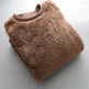 Autumn And Winter Plush Fuzzy Crewneck Pullover top for male - EX-STOCK Canada