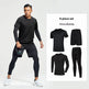 Sports Suit Gym Tights Quick-drying Morning And Night Running Workout Clothes - EX-STOCK CANADA