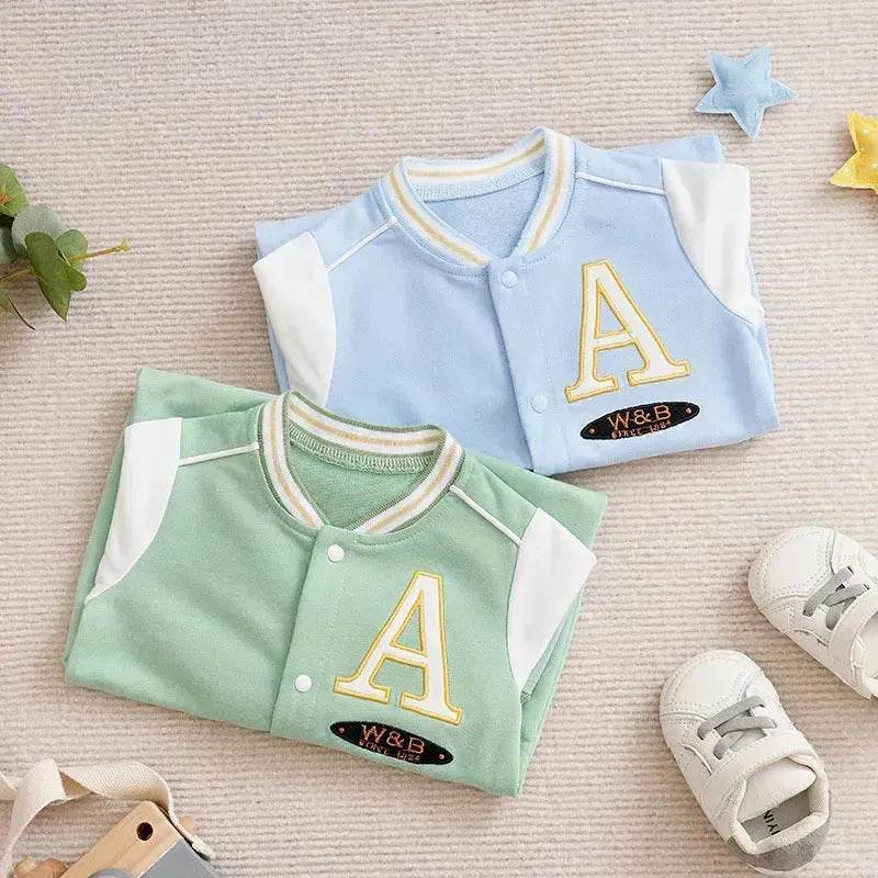 Baby One-piece Spring And Autumn Romper Baseball Uniform cloth - EX-STOCK Canada