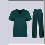 Women Nurse Uniform Female - Hospital Nurse Costume - V Neck Top Pants Set - EX-STOCK Canada