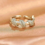 Niche Opening Adjustable Non-fading Cross Ring - EX-STOCK CANADA