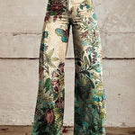 Horn Simulation Denim Trousers Loose Pants For Women 