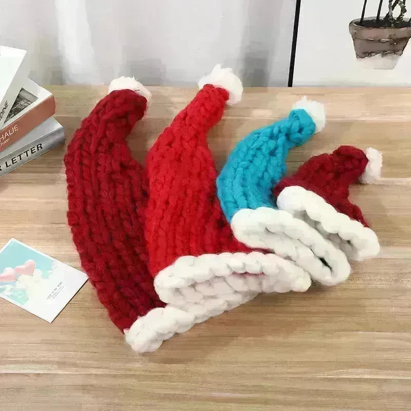 Christmas Plush Hat With Pompom Cute Winter Hat For Women Men Child - EX-STOCK CANADA