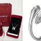 Alloy Simple Hands Hug Ring Opening Adjustable Jewelry - EX-STOCK CANADA