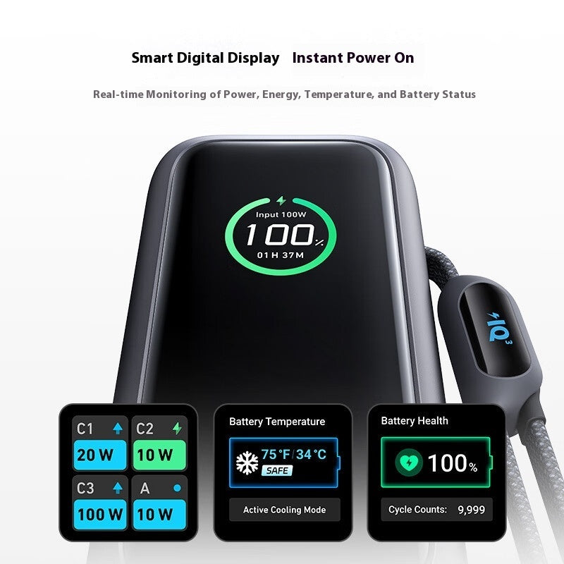 Comes With Two-wire Power Bank Fast Charging Mobile Power Supply EX-STOCK Canada 