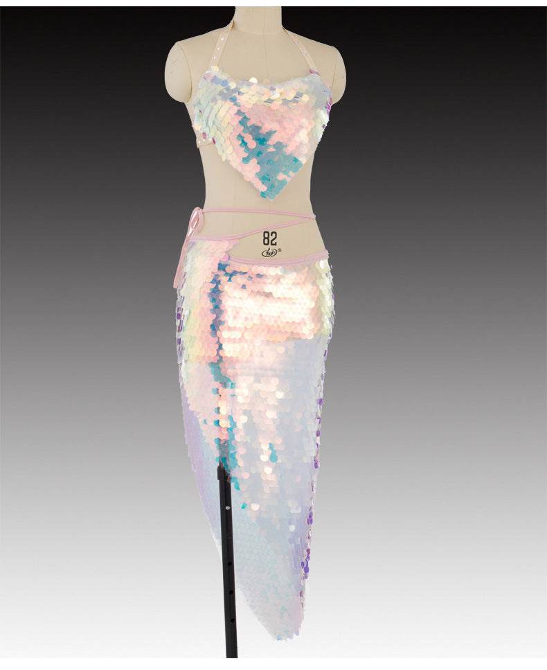 Indian Dance Suit Ethnic Latin Dance Sequins - EX-STOCK Canada