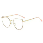 Women's Plate Anti-Blue Light Glasses Fashion Metal Large Frame - EX-STOCK CANADA