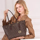 Big Retro Fashion Brown Leather bucket Bag - EX-STOCK Canada