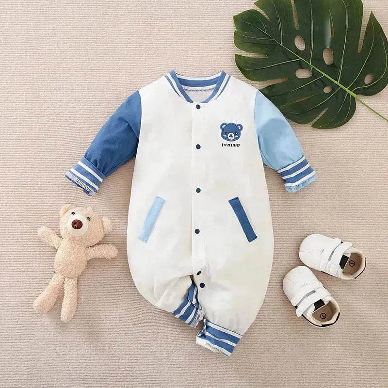 Baby One-piece Spring And Autumn Romper Baseball Uniform cloth - EX-STOCK Canada
