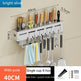 Wall-Mounted No-Drill Kitchen Utensil Rack with Hooks — product view 11 of 17 | EX-STOCK