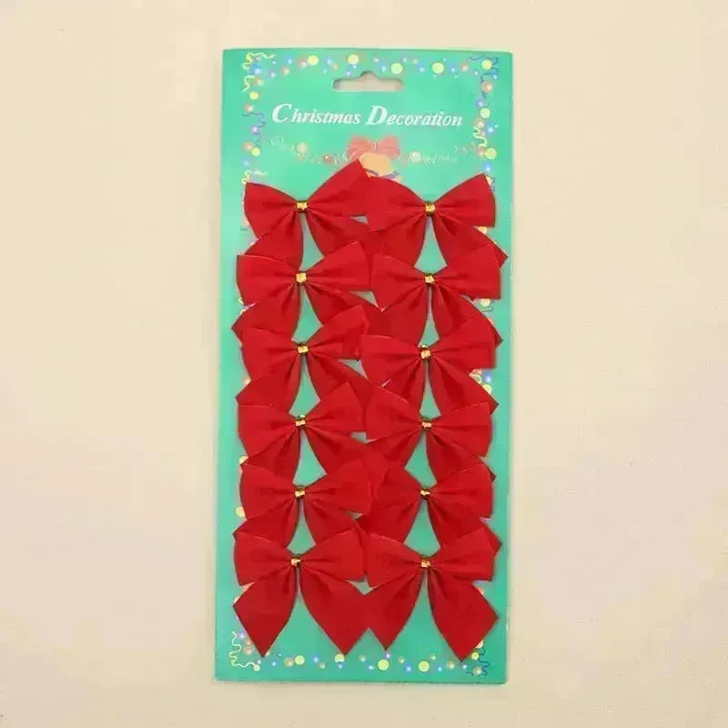 Christmas Tree Ornaments Christmas Decoration Bow - EX-STOCK CANADA