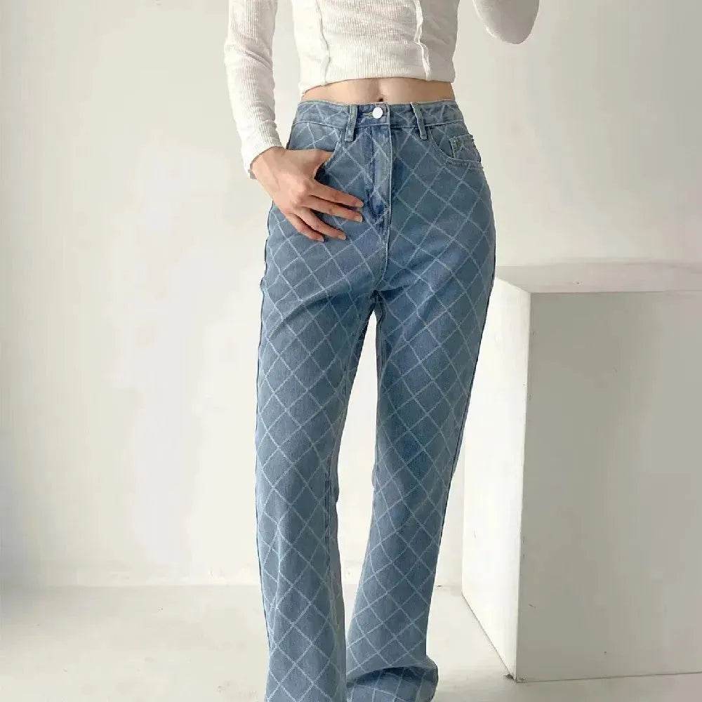 Retro Fashion Denim Boot-cut Pants Women Jeans Pants for Ladies - EX-STOCK Canada