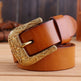 Men's Vintage Dragon-Buckle Leather Belt — product view 2 of 8 | EX-STOCK