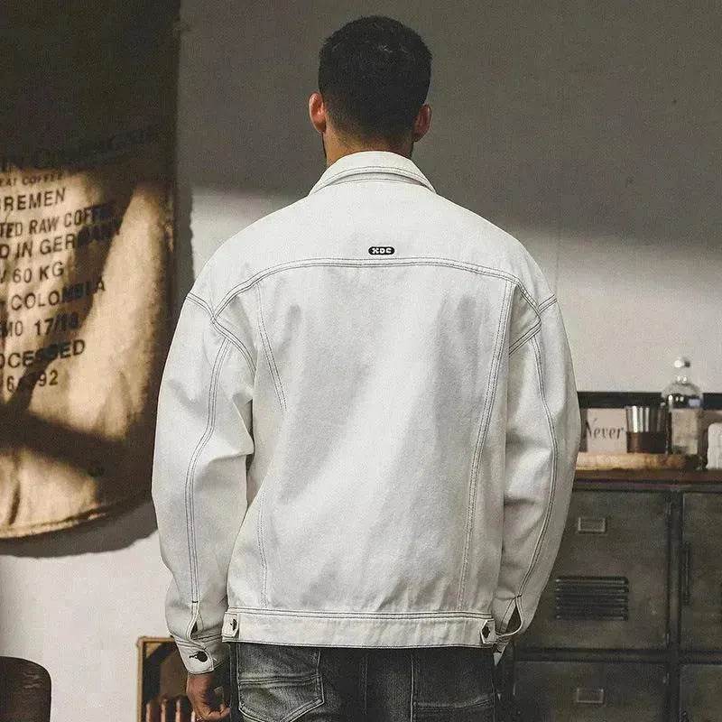 Denim Coat Men's Autumn American Simple All-matching - EX-STOCK Canada