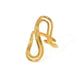 Design Sense Minority Simple 18K Gold Stainless Steel Double Layer Snake Shape Ring for Women - EX-STOCK CANADA