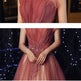 Evening Female Toast Dress Red Bridal Dinner Tube Top Long Dress Host Fairy Spirit EX-STOCK Canada 