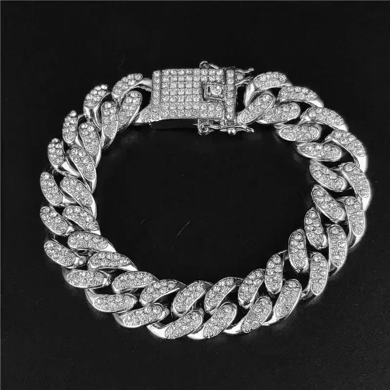 Zinc Alloy Wide Hip Hop Cuban Link Chain Necklace - EX-STOCK CANADA
