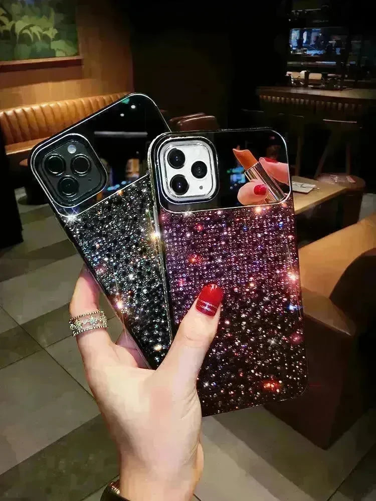 Silicone Gradual Rhinestone iphone case Apple Phone Protective  Case - EX-STOCK CANADA