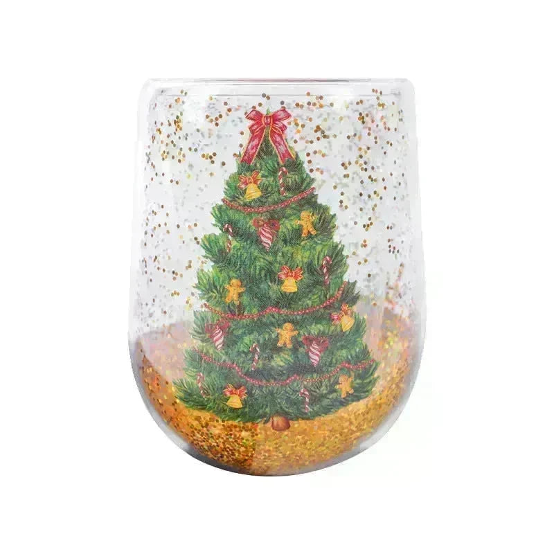 Christmas Tree Cups Heat Resistant Double Layer Household Cartoon Tumbler  Gift Idea - EX-STOCK CANADA