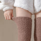 Winter Warm Plush Socks Women Dual-purpose Protection Heel And Knee Sock For Olds - EX-STOCK Canada