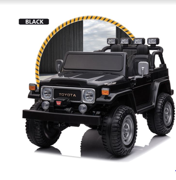 2026 24V Toyota FJ-40 4X4 2 Seater Kids Ride On Car with Remote Control DELUXE 