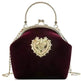 Diamond Retro Style Women Shoulder Medium Size Zipper Handbag - EX-STOCK CANADA