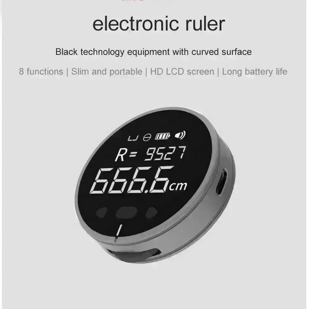 Digital Distance Measuring Instrument Electronic Measuring Ruler Tape Measure High Definition Digital LCD High Precision Electronic Measuring Ruler Tool - EX-STOCK CANADA