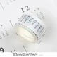 Digital Hand Account Tape Sticker Time Management Month Week - EX-STOCK CANADA