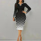Digital Printing Long Sleeve Temperament Dress Women - EX-STOCK CANADA