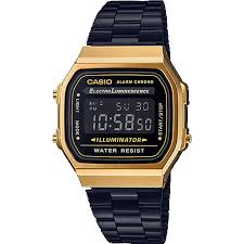CASIO Métal Classique Vintage Or Noir | A168WEGB-1BVT 