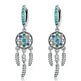 Dream Catcher Dangle Drop Butterfly Earrings - EX-STOCK CANADA