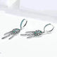 Dream Catcher Dangle Drop Butterfly Earrings - EX-STOCK CANADA
