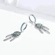 Dream Catcher Dangle Drop Butterfly Earrings - EX-STOCK CANADA