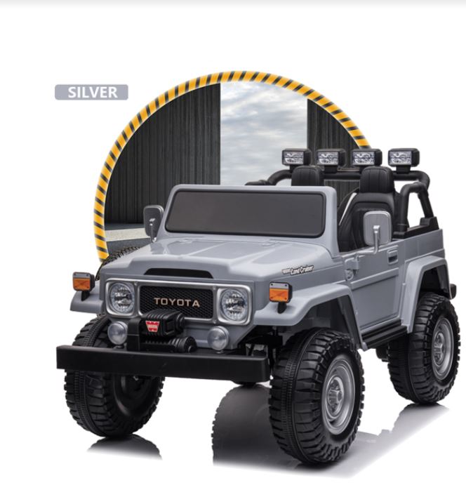 2026 24V Toyota FJ-40 4X4 2 Seater Kids Ride On Car with Remote Control DELUXE 