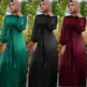 Dubai Middle East Kaftan Abaya Turkey Satin Dress. - EX-STOCK Canada