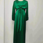 Dubai Middle East Kaftan Abaya Turkey Satin Dress. - EX-STOCK Canada