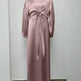 Dubai Middle East Kaftan Abaya Turkey Satin Dress. - EX-STOCK Canada