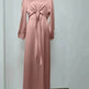 Dubai Middle East Kaftan Abaya Turkey Satin Dress. - EX-STOCK Canada