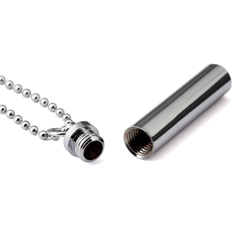Silver Ball Chain Pendant Necklace for men - EX-STOCK Canada