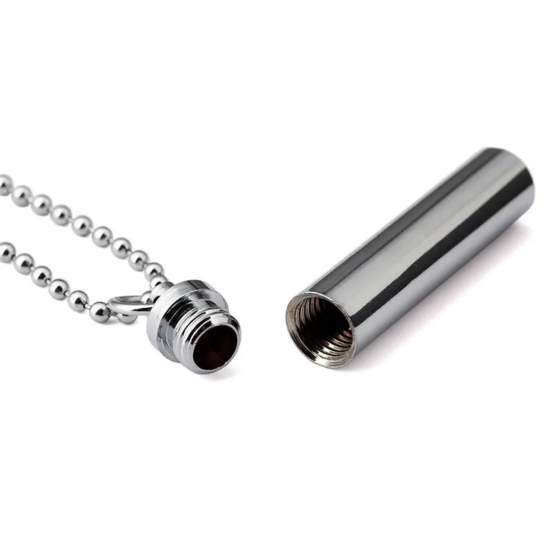 Silver Ball Chain Pendant Necklace for men - EX-STOCK CANADA