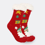 Christmas Women's Thickened Fleece-lined Room Socks EX-STOCK Canada 