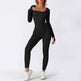 Seamless Long Sleeve Yoga Jumpsuit Bodycon Women Activewear Athleisure Romper - EX-STOCK Canada