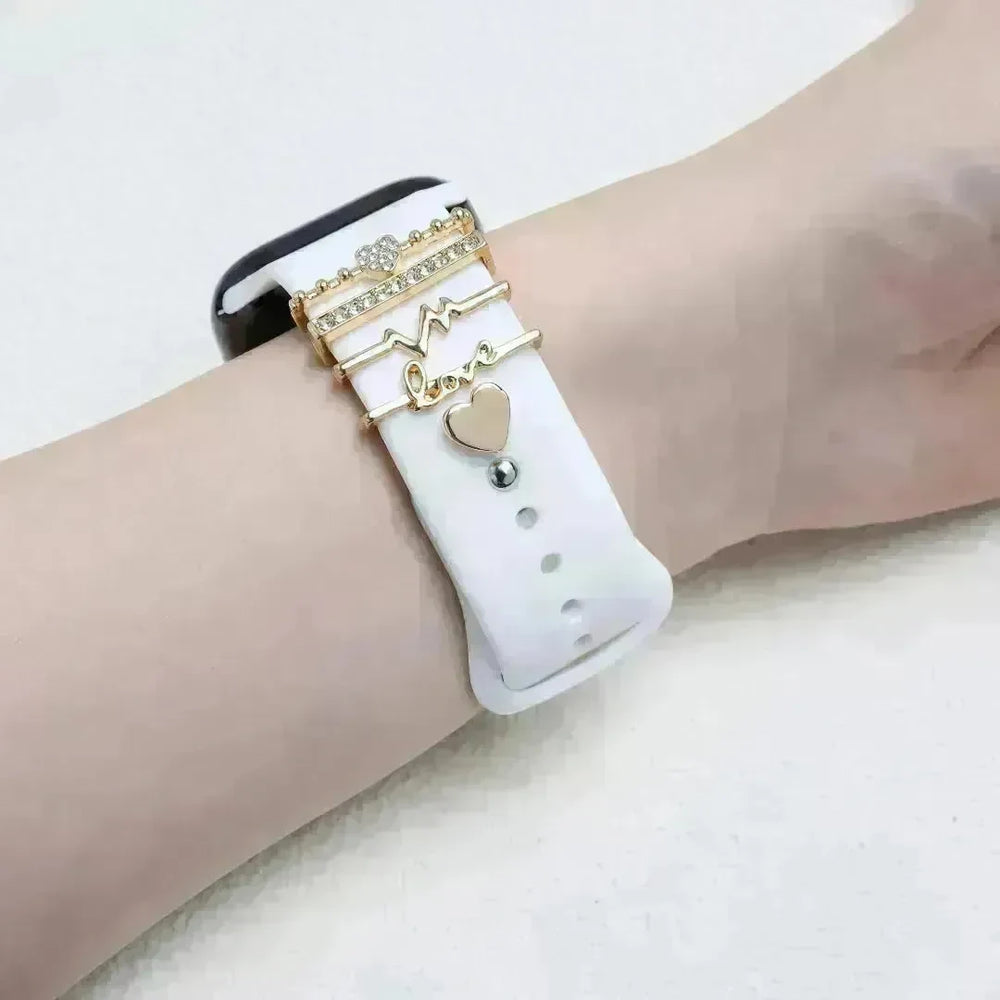 DIY Decorative Buckle Silicone Watch Strap Accessories - EX-STOCK CANADA
