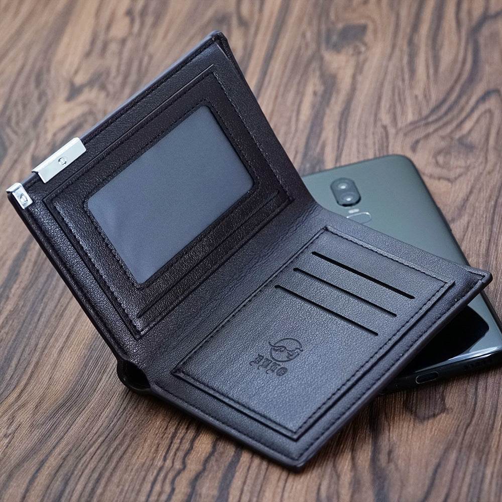 Custom Men's leather Wallet Zipper Valentine's Day gift Personalized Men's Wallet - EX-STOCK Canada