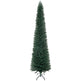 7FT Artificial Christmas Tree Xmas Pencil Tree Holiday Home Indoor Decoration With Foldable Black Stand For Party, Green EX-STOCK Canada 